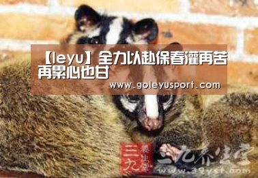 【leyu】全力以赴保春灌再苦再累心也甘(图1) 乐鱼登录